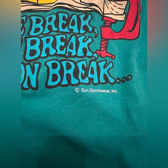 Vintage Sun Sportswear Gimme A Break Tshirt - Picture 2 of 6